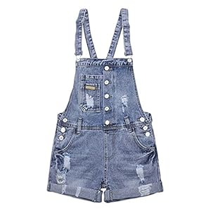 AvaCostume Womens Wash Jumper Denim Overall Shorts www.denim.fit