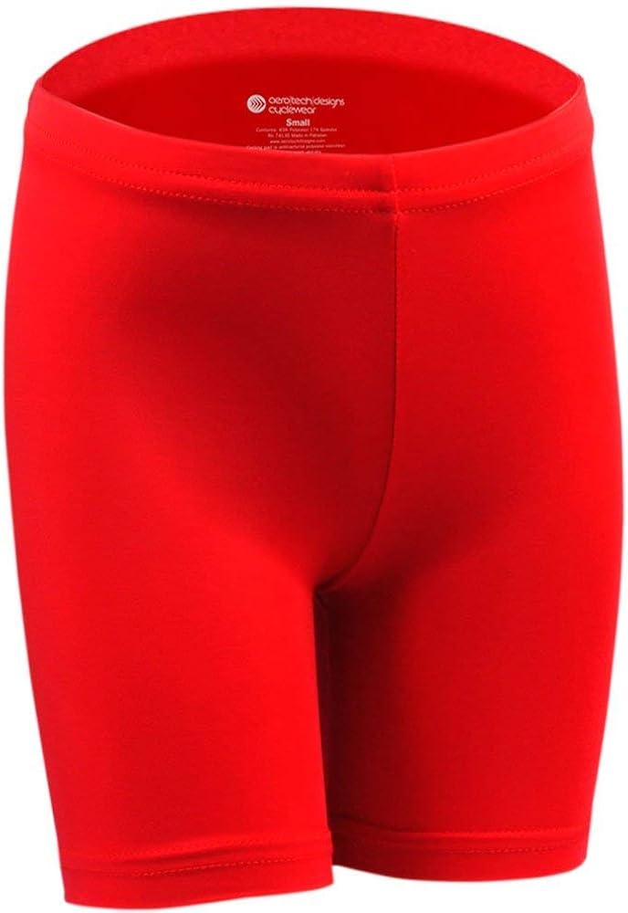 Aero Tech Child's Padded Bike Shorts for Cycling Comfort - Made in USA: Clothing