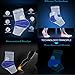 Ankle Brace, Elastic & Breathable Ankle Support Compression Sleeves Ankle Stabilizer/Foot Protection Socks with Silicone Pad for Sprain Relieves Pain Running Men Women - 2 Pack Medium