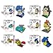 6 Boxes Diamond Block Pokemon Miniature Building Blocks Parent-child Games Children's Educational Toys Blastoise, Lapras, Etc