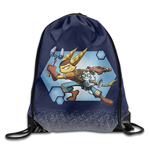 Ratchet And Clank White Backpack Bag