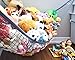 MiniOwls Toy Hammock Organizer Plush Toy Storage for Baby/Nursery or Bed Room. Fits All Décor. Corner Wall Display Shelf. Fits 30-40 Teddies (Gray, X-Large)