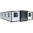 20.8ft x 19.4ft Prefab Homes, Prefab Tiny Homes for Sale, Mobile Houses, Tiny Foldable House, Prefabricated House, Expandable House with Bathroom and Kitchen