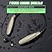 Bluetooth Headset, Sweatproof Sport Earphones 14 Hours Working Time, V4.1 Wireless Magnetic Neckband Headphones for Running Driving, Noise Cancelling Earbuds w/Mic (black)