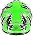 Typhoon Youth Kids Offroad Gear Combo Helmet Gloves Goggles DOT Motocross ATV Dirt Bike MX Motorcycle Green (Small)