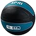 SPRI Xerball Medicine Ball Thick Walled Durable Construction with Textured Surface, Blue, 12-Pound