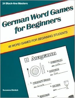 German Word Games For Beginners Bm Amazon Com Books