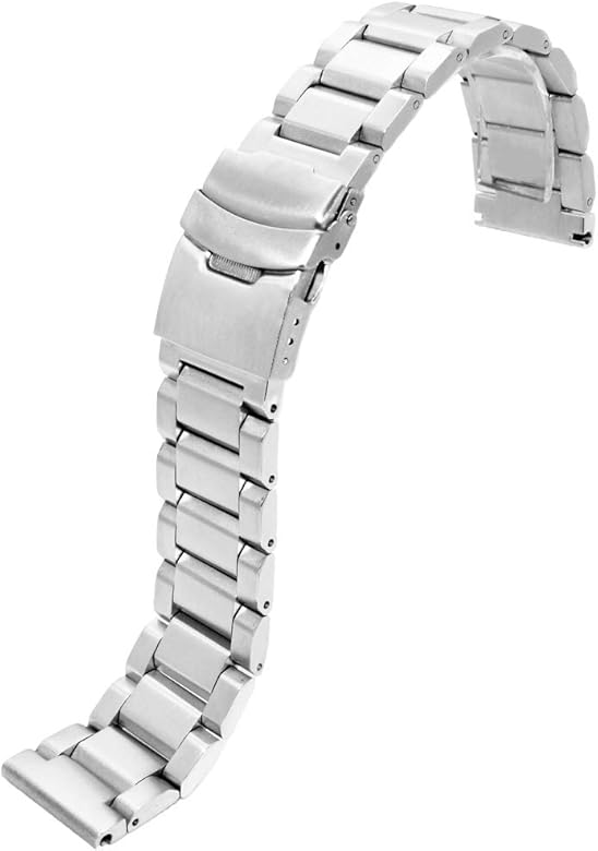 Amazon 時計ベルト シルバー 18mm 時計バンド ステンレス 時計