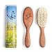 100% Pure Goat Hair Baby Brush for Newborn and Toddler, Soft and Gentle, Pear Wood Handle with Engraved Butterfly, Made in Germany, Heirloom Quality, by Desert Breeze Distributing