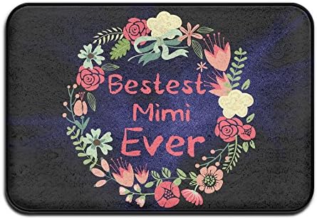 Mother's Day Gift For Grandma Bestest Best Mimi Ever Indoor/Outdoor Doormat 2416 Inch