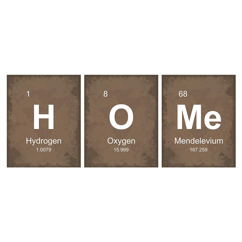 amazoncom home periodic table of elements home decor prints set of