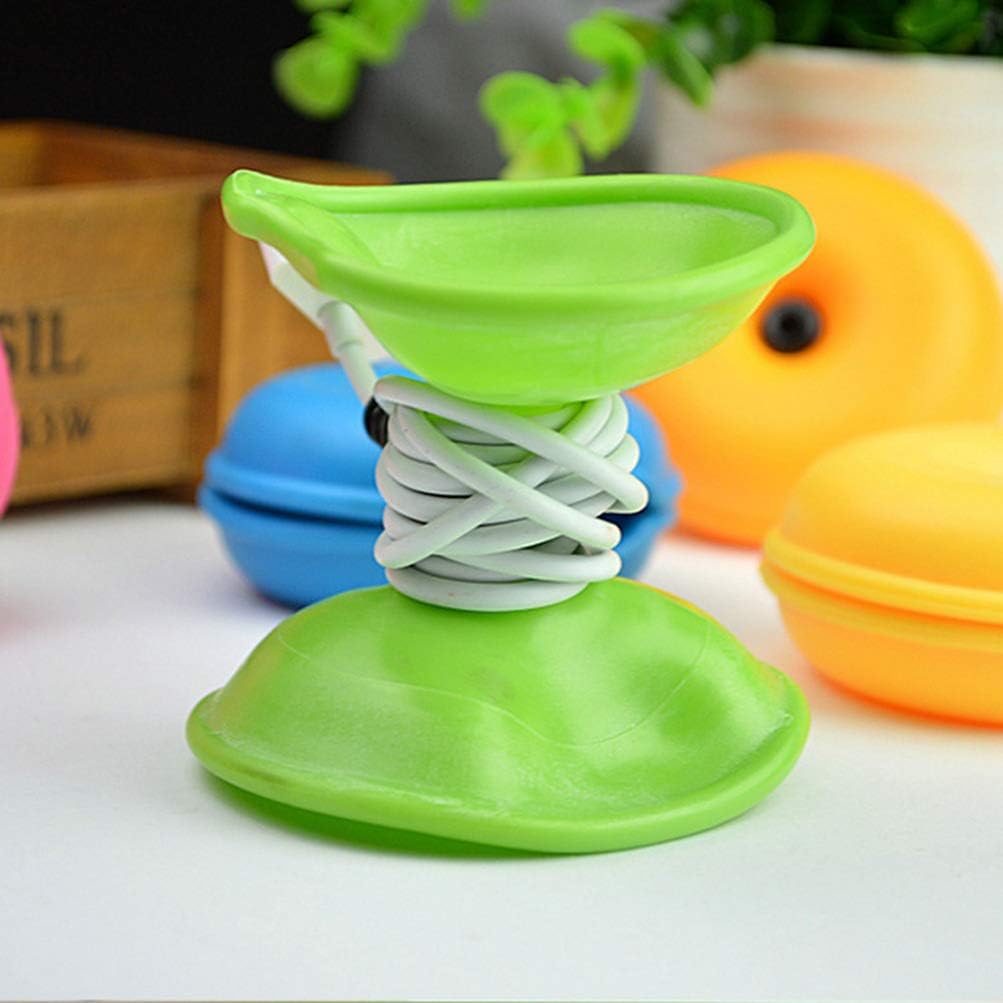 Cabilock 10pcs Round Cable Winder Cord Tidy Earphone Organizer Usb Cable Protector Case for Travel Home Use Random Color - Image 4