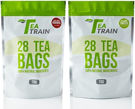 TeaTrain 28 Day Tea Detox - Weight Loss Slimming Fitness Tea - Reach Your Fitness Goals. Energy Booster, Repair Muscle, Increase Fat Burning
