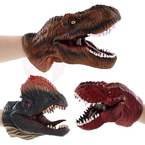image for Scallion Finger Puppets Dragon Toy On Hand Shark Puppet World Park Vel