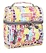 J World New York Corey Lunch Bag, Squares Neon, One Size