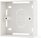 rhinocables 32mm Ethernet Back Box Single Gang Surface Mount UK