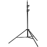 NEEWER Pro 9feet/260cm Spring Loaded Heavy Duty Photo Studio Light Stand with 1/4" Screw & 5/8 Stud for Video, Portrait and P