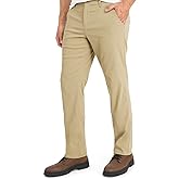 Weatherproof Vintage Mens Casual Pants - Regular Fit Ultra Stretch Flat Front Chinos | Lightweight Work & Travel Pants