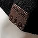 Bluetooth Music Hat, Knit Winter Warm Beanie w/ Built-in Removable Bluetooth Stereo Headphone & Microphone for Hands-Free (2016) - Black/Grid Pattern
