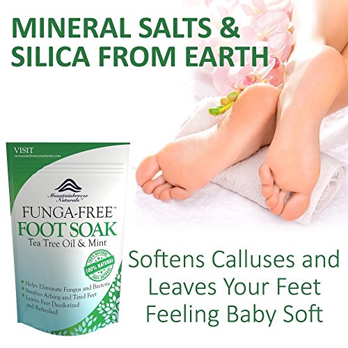 Tea Tree Oil Foot Soak With Epsom Salt, Antifungal Foot Soak Helps Away