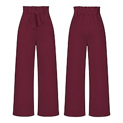 GUOLEZEEV Womens Slacks High Waisted Business Work
