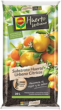 Compo 2076704011 Substrato Huerto Urbano Cítricos 20 L, 56x32x8 cm ...
