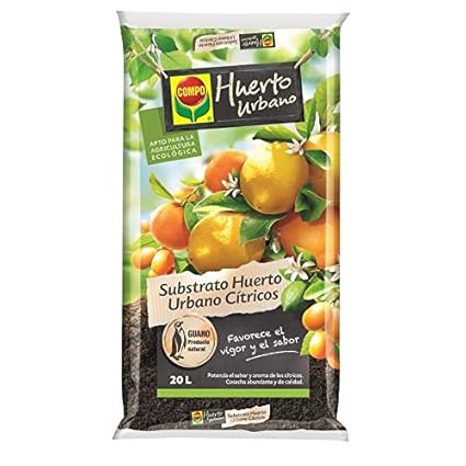 Sustrato Huerto urbano Cítricos ecológico 20 L: Amazon.es: Jardín