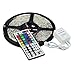 econoLED 16.4Ft RGB 5050SMD 300LED Waterproof Flexible LED Light Strip lamp + 44Key IR Remote (Supports Max 5 Meters of RGB LED Flexible Strips) US Seller.(Come Without Power Supply) (5050)