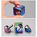 Metal Fidget Cube Square Rainbow Fidget Spinner Hand Spinner Relieves Stress and Anxiety Attention Decompression toys