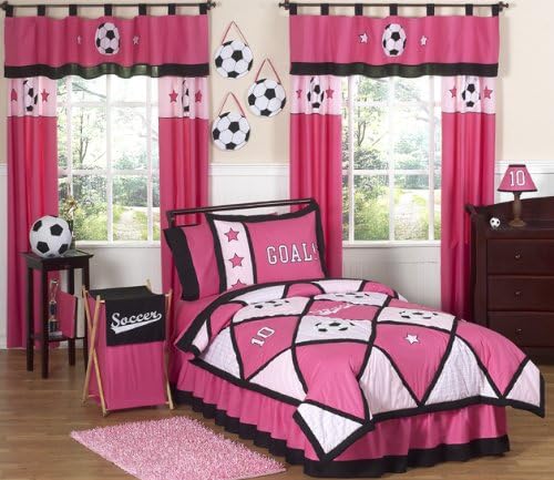 Sweet Jojo Designs 4 Piece Girls Soccer Children S Bedding Twin Set