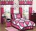 Sweet Jojo Designs 4-Piece Girls Soccer Children's Bedding Twin Set