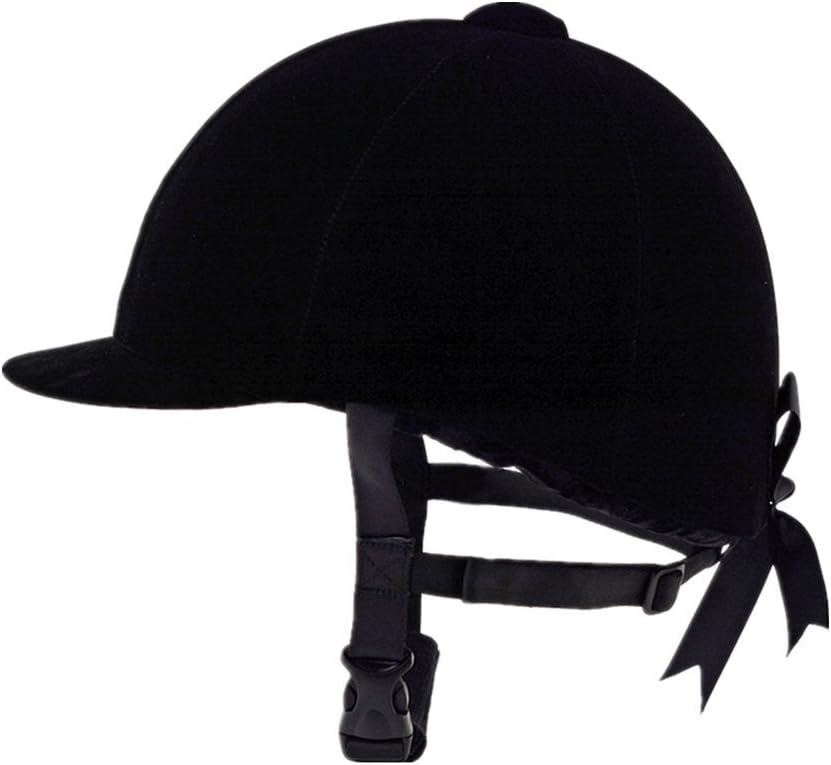 TentHome Comfortable Equestrian Hat Velvet Horse Riding Hats Breathable Riding Helmets Black