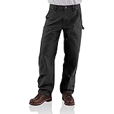 Carhartt Men's B136 Double Front Washed Duck Loose Fit Pant