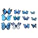 3D Butterfly Wall Decal, 36 PCS Stickers With Double Wings, Sponge Gum and Pins, Removable Wall Decor for Room Home Nursery