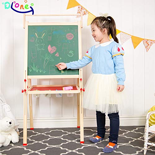 1 Double+Sided+Whiteboard+Chalkboard+Magnetics+Accessories