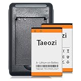 BL-5C Battery, 2 x1600mAh Li-ion Replacement Battery for Nokia BL-5C Phone bl5c Radio Spare Battery with BL-5C Spare Battery Travel Ac Charger