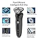 Electric Razor for Men- 4 in 1 Nose Hair Trimmer, Facial Cleansing Brush, Beard Trimmer, Mane Shape Trimmer Electric Men's Rotary Shavers Grooming Kit with Pop-up Trimmer Christmas Gifts for Men