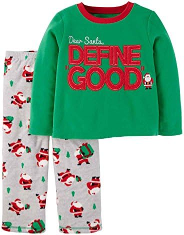 Just One You by Carter's Baby Boys' 2-Piece Fleece Christmas Pajama Set Define Good (4T)