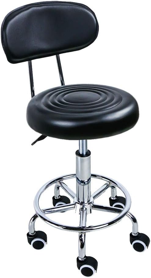 Swivel Salon Stool Chair,PBOHUZ Backrest Adjustable Hydraulic Chair with Rolling Wheels for Beauty Salon Spa Tattoo Massage Dental Clinic Office Art Studio …: Kitchen & Dining