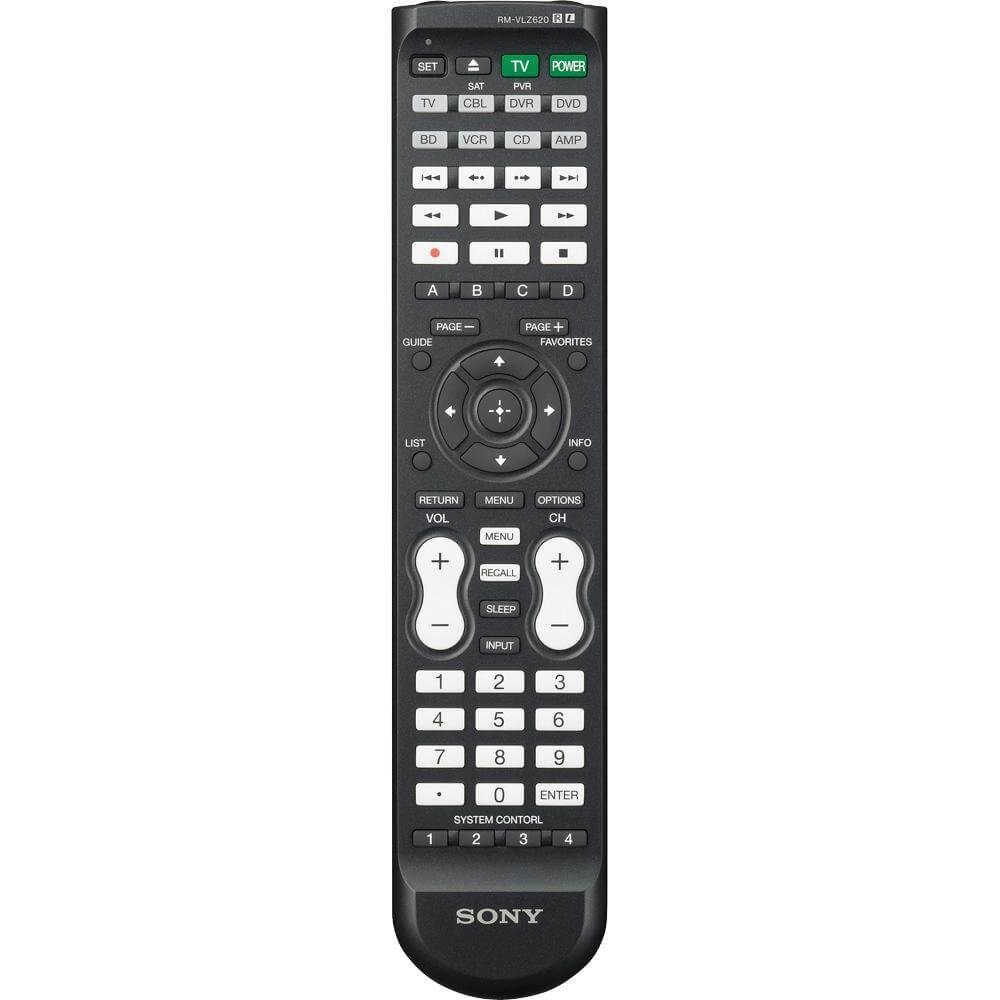 Amazon.com: Sony RMVLZ620 Universal Remote Control (Black): Home Audio &  Theater