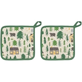 Now Designs 505897aa Potholders, Set of Two, Wild and Free, 2 Piece