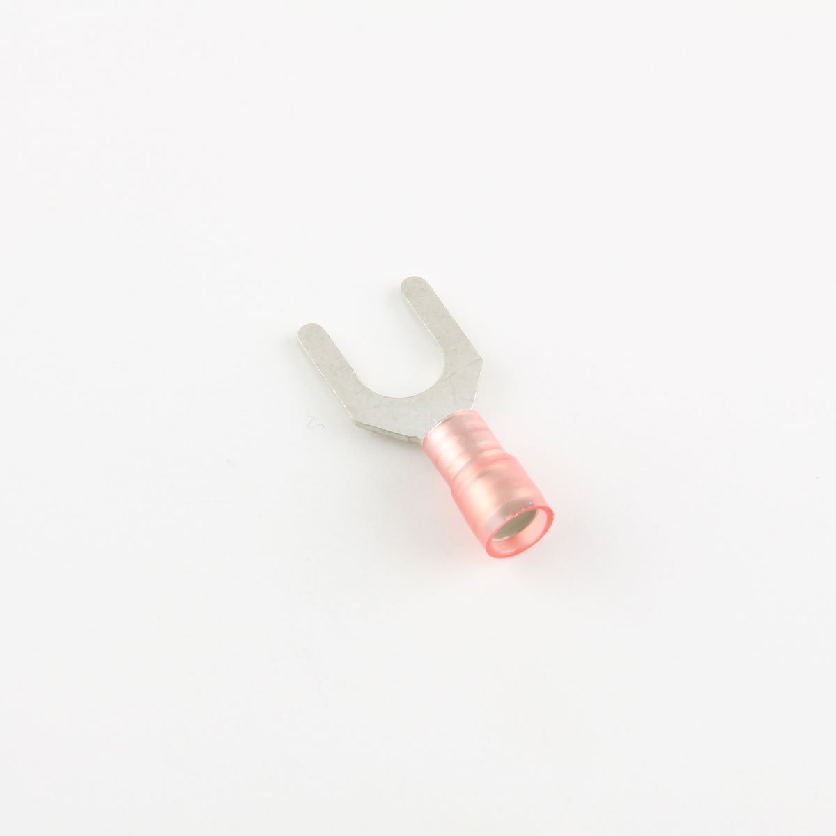 2218 Ga. NylonInsulated Fork Terminals, 1/4" Stud (Pack of 50
