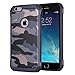 iPhone 6 Plus Case, iPhone 6S Plus Case, Heavy Duty Dual Layer Military Army Defender Camouflage Shockproof Rugged Impact Super Protective Case for iPhone 6s Plus 5.5 inch (Blue)