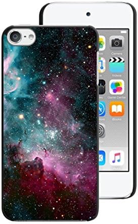 Rugged Plastic Cover Case for iPod Touch 5/6, Sparkling Shiny Colorful Galaxy Space Hard Shell Casing For iPod Touch 5th/6th Generation