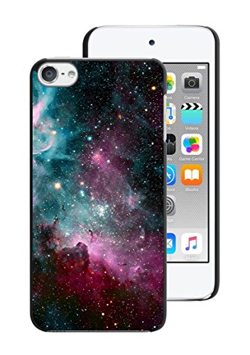 Rugged Plastic Cover Case for iPod Touch 5/6, Sparkling Shiny Colorful Galaxy Space Hard Shell Casing For iPod Touch 5th/6th Generation