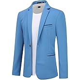 Cloudstyle Men's Suit Jacket One Button Slim Fit Sport Coat Business Daily Blazer