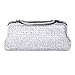 ECOSUSI Ladies Clutches Purses Crystal Rhinestone Party Evening Bags Silver