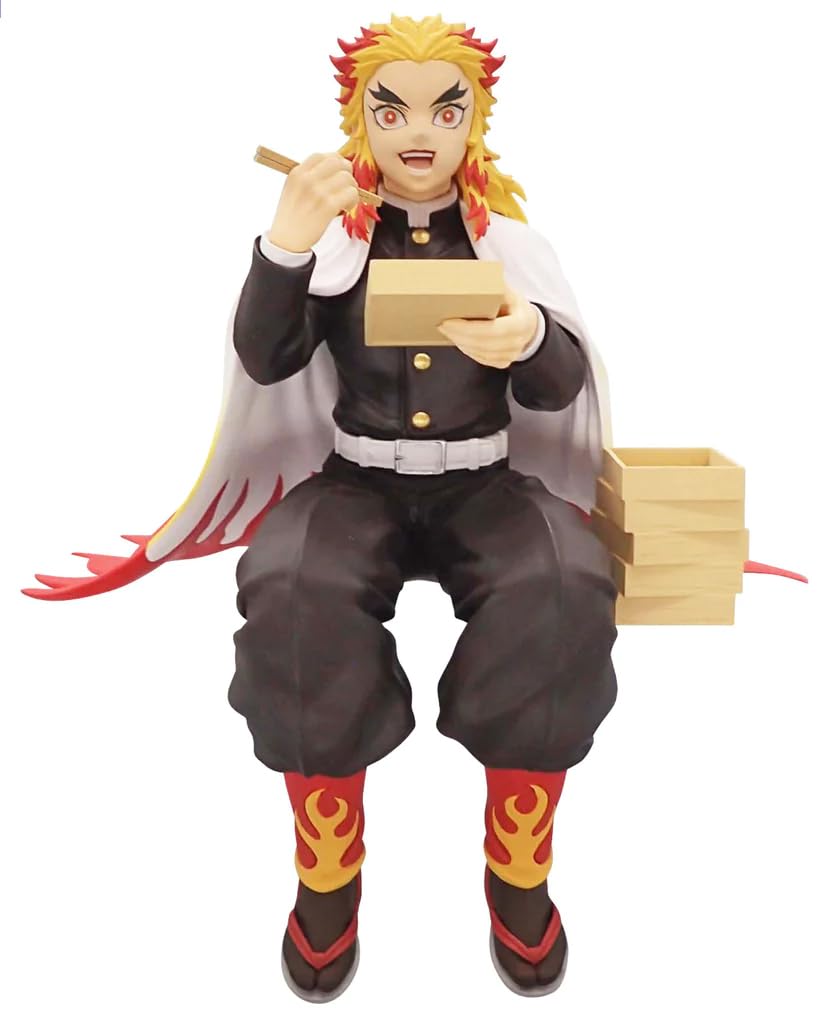 FURYU Kyojuro Rengoku statue sitting eating 14cm