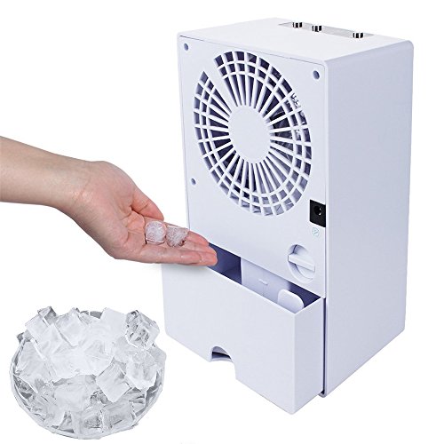SUPOW Air Humidifier Cooler, Desktop Bladeless Fan Mini 9.5 inch Noiseless Small Air Conditioner for Summer. (WHITE)