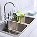 Kitchen sink caddy sponge holder scratcher cleaning brush holder sink organizer(Green)